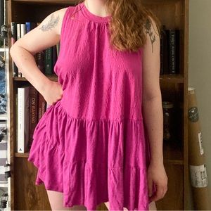 SOLD⭐️FREE PEOPLE Pink Mini Dress⭐️